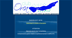 Desktop Screenshot of club-orca.fr